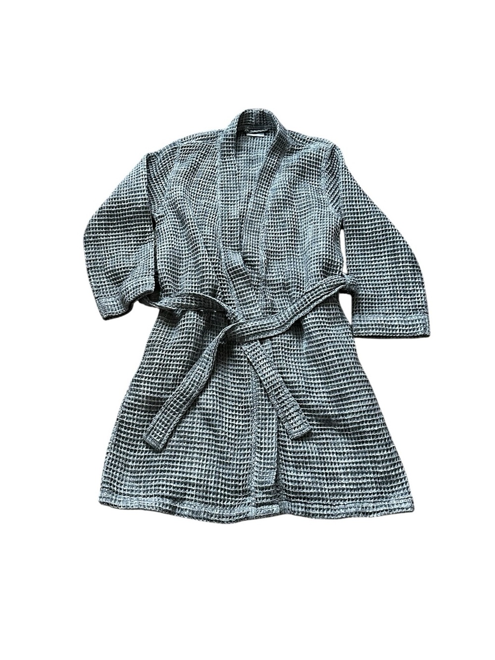 Parachute Waffle Knit Bath Robe Turkish Cotton Unisex Loungewear Spa Casual